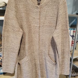 CHICO'S Platinum Travelers Coat